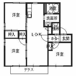 エストヴィルⅠの物件間取画像